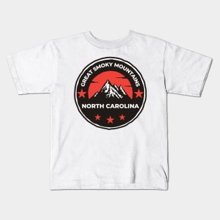 Great Smoky Mountains North Carolina - Travel Kids T-Shirt